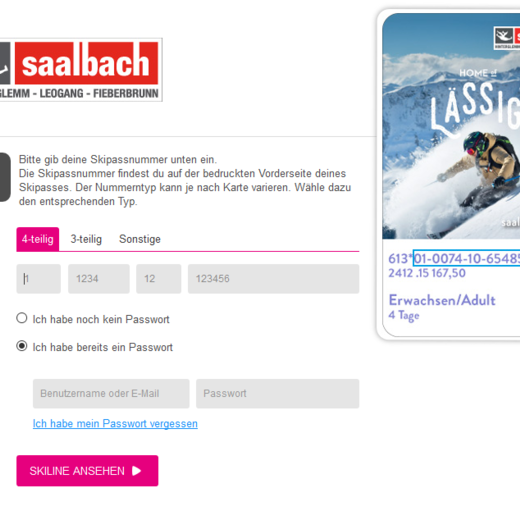 Skiline | © Skicircus Saalbach Hinterglemm Leogang Fieberbrunn