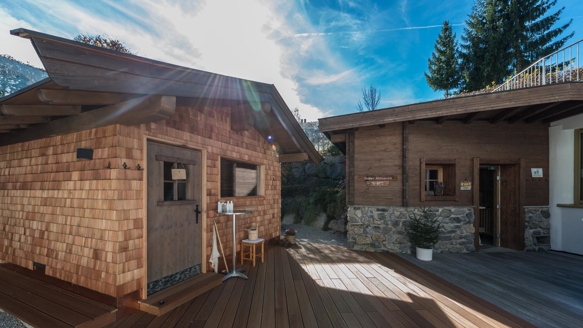 Sauna außen