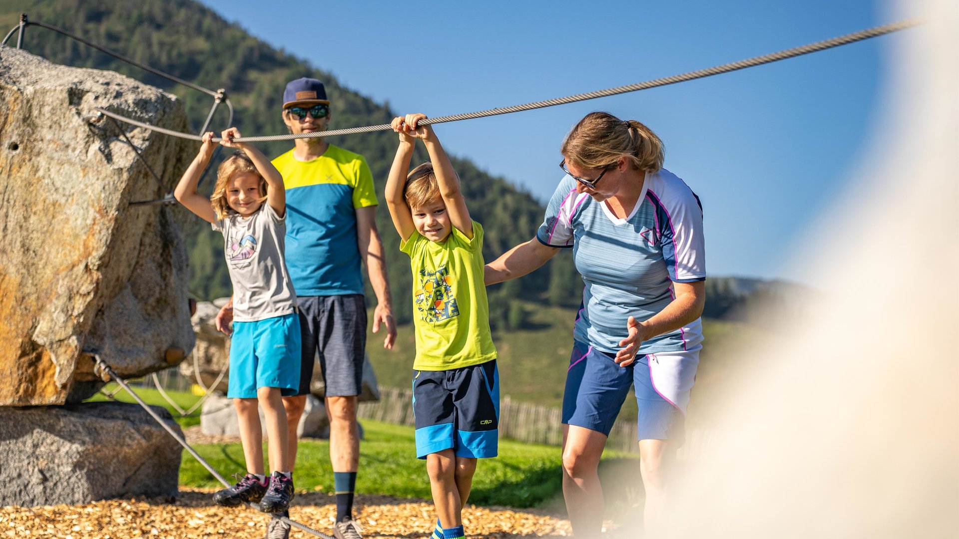 Niederseilgarten Felsen