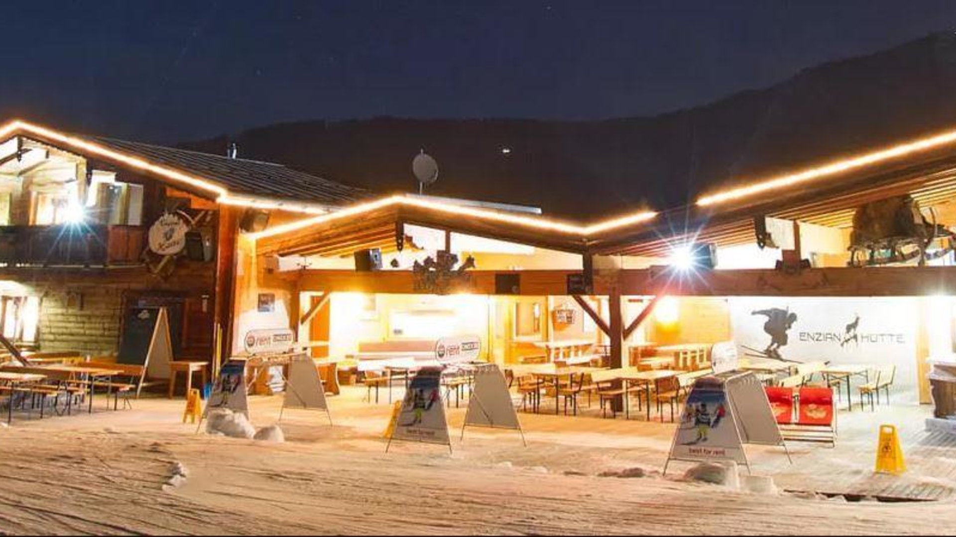 Enzianhütte Winteransicht