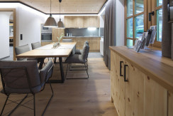 Living room with kitchen