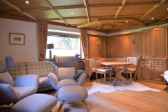 Living room with dining area