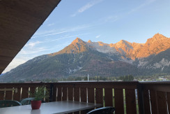 Evening mood on the balcony