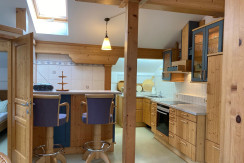 Living room  with Kitchen apartment B