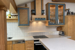 Kitchen with dining counter