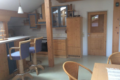 Kitchen with dining counter