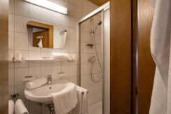 Badezimmer, Ferienwohnung Spielberg