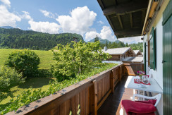 Herrlicher Ausblick vom Balkon