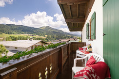 Herrlicher Ausblick vom Balkon