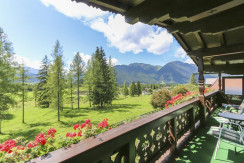 Blick vom Balkon - FEwo Buchenstein