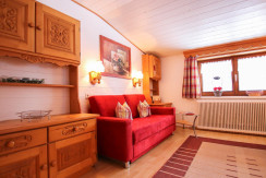 Wohnschlafzimmer mit Ausziehcouch