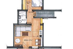 Skizze Panoramablick