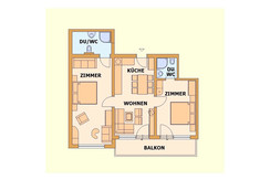 Grundriss Ferienwohnung 5