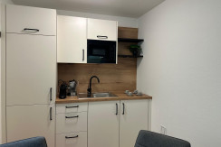 Küche im Souterrain-Apartment (im Unterge