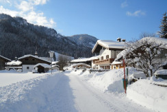 Hintergasse im Winter
