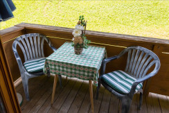 Sitzgelegenheit am Balkon