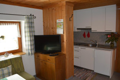 Fewo 6 - Kochnische mit Fernseher